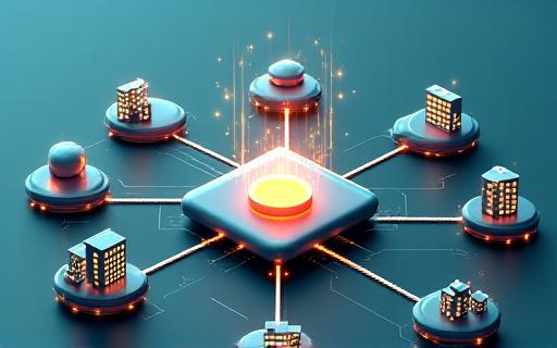 Symbol für Datenintegration und -verbindung